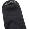 image:imageHanes Mens Crew amp Over the Calf Socks Pack Max Cushioned Moisturewicking Stay Dry Socks Athletic Socks 6 8 Or 12pairsBlack With Gray Logo  8 Pack