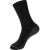 image:imageHanes Mens Crew amp Over the Calf Socks Pack Max Cushioned Moisturewicking Stay Dry Socks Athletic Socks 6 8 Or 12pairsBlack With Gray Logo  8 Pack