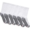 image:imageHanes Mens Crew amp Over the Calf Socks Pack Max Cushioned Moisturewicking Stay Dry Socks Athletic Socks 6 8 Or 12pairsWhiteGreyBlack  8 Pack