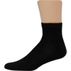 image:imageHanes Mens Double Tough Socks Crew and Ankle Moisturing Wicking Socks Black amp White MultiPacksBlack  Ankle 12 Pair