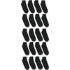 image:imageHanes Mens Double Tough Socks Crew and Ankle Moisturing Wicking Socks Black amp White MultiPacksBlack  Ankle 14 Pair
