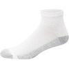 image:imageHanes Mens Double Tough Socks Crew and Ankle Moisturing Wicking Socks Black amp White MultiPacksWhite  Ankle 14 Pair