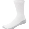 image:imageHanes Mens Double Tough Socks Crew and Ankle Moisturing Wicking Socks Black amp White MultiPacksWhite  Crew 14 Pair