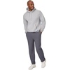 image:imageHanes Mens EcoSmart Sweatpants Athletic Lounge Pants with Pockets Open Hem Bottom Fleece PantsCharcoal Heather