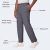 image:imageHanes Mens EcoSmart Sweatpants Athletic Lounge Pants with Pockets Open Hem Bottom Fleece PantsCharcoal Heather