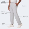 image:imageHanes Mens EcoSmart Sweatpants Athletic Lounge Pants with Pockets Open Hem Bottom Fleece PantsLight Steel