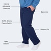 image:imageHanes Mens EcoSmart Sweatpants Athletic Lounge Pants with Pockets Open Hem Bottom Fleece PantsNavy