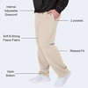 image:imageHanes Mens EcoSmart Sweatpants Athletic Lounge Pants with Pockets Open Hem Bottom Fleece PantsSand