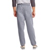 image:imageHanes Mens Ecosmart Best Sweatpants Athletic Lounge Pants with Ced CuffsBlackLight Steel  2 Pack