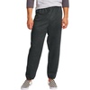 image:imageHanes Mens Ecosmart Best Sweatpants Athletic Lounge Pants with Ced CuffsCharcoal Heather  2 Pack