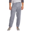 image:imageHanes Mens Ecosmart Best Sweatpants Athletic Lounge Pants with Ced CuffsLight SteelNavy  2 Pack