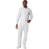 image:imageHanes Mens Ecosmart Best Sweatpants Athletic Lounge Pants with Ced CuffsWhite  1 Pack