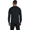 image:imageHanes Mens Essentials LongSleeve TShirt Crewneck Cotton TShirts for Men 2PackBlack  2 Pack