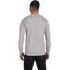 image:imageHanes Mens Essentials LongSleeve TShirt Crewneck Cotton TShirts for Men 2PackLight Steel  2 Pack