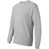 image:imageHanes Mens Essentials LongSleeve TShirt Crewneck Cotton TShirts for Men 2PackLight Steel  2 Pack