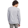 image:imageHanes Mens Essentials LongSleeve TShirt Crewneck Cotton TShirts for Men 2PackLight Steel  4 Pack