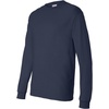 image:imageHanes Mens Essentials LongSleeve TShirt Crewneck Cotton TShirts for Men 2PackNavy  2 Pack