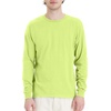 image:imageHanes Mens Essentials LongSleeve TShirt Crewneck Cotton TShirts for Men 2PackSafety Green  4 Pack