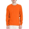 image:imageHanes Mens Essentials LongSleeve TShirt Crewneck Cotton TShirts for Men 2PackSafety Orange  4 Pack