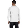 image:imageHanes Mens Essentials LongSleeve TShirt Crewneck Cotton TShirts for Men 2PackWhite  2 Pack