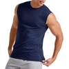 image:imageHanes Mens Essentials Midweight Muscle TShirt Pack Cotton Muscle Tank Shirts 3PackAthletic Navy
