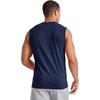 image:imageHanes Mens Essentials Midweight Muscle TShirt Pack Cotton Muscle Tank Shirts 3PackAthletic Navy