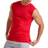 image:imageHanes Mens Essentials Midweight Muscle TShirt Pack Cotton Muscle Tank Shirts 3PackChampion Scarlet