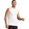 image:imageHanes Mens Essentials Midweight Muscle TShirt Pack Cotton Muscle Tank Shirts 3PackWhite