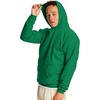 image:imageHanes Mens Hoodie  EcoSmart Fleece Hooded Sweatshirt for Men amp Women  Midweight Fleece  Big amp Tall AvailableKelly Green