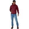 image:imageHanes Mens Hoodie  EcoSmart Fleece Hooded Sweatshirt for Men amp Women  Midweight Fleece  Big amp Tall AvailableMulled Berry