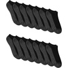 image:imageHanes Mens Low Cut and NoShow MoistureWicking XTemp Cushioned Athletic Socks 12 or 14 PackBlack  No Show 14 Pair