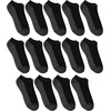 image:imageHanes Mens Low Cut and NoShow MoistureWicking XTemp Cushioned Athletic Socks 12 or 14 PackBlack  No Show 14 Pair