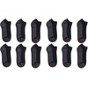 image:imageHanes Mens Max Cushion Low Cut Socks 6 8 and 12 Pair Pack White and BlackBlack  12 Pair Pack