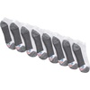 image:imageHanes Mens Max Cushion Low Cut Socks 6 8 and 12 Pair Pack White and BlackWhite  8 Pair Pack