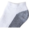 image:imageHanes Mens Max Cushion Low Cut Socks 6 8 and 12 Pair Pack White and BlackWhite
