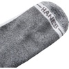image:imageHanes Mens Max Cushion Low Cut Socks 6 8 and 12 Pair Pack White and BlackWhite With Gray Logo  8 Pack
