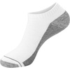 image:imageHanes Mens Max Cushion Low Cut Socks 6 8 and 12 Pair Pack White and BlackWhite With Gray Logo  8 Pack