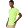 image:imageHanes Mens Mens Workwear Short Sleeve Tee 2PackSafety Green