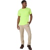 image:imageHanes Mens Mens Workwear Short Sleeve Tee 2PackSafety Green