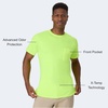 image:imageHanes Mens Mens Workwear Short Sleeve Tee 2PackSafety Green