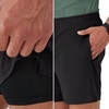 image:imageHanes Mens Moves Workout Shorts with Boxer Brief Liner amp Total Support Pouch MoistureWicking Shorts 7 InseamBlack