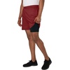 image:imageHanes Mens Moves Workout Shorts with Boxer Brief Liner amp Total Support Pouch MoistureWicking Shorts 7 InseamCardinal Red