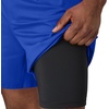 image:imageHanes Mens Moves Workout Shorts with Boxer Brief Liner amp Total Support Pouch MoistureWicking Shorts 7 InseamDeep Royal