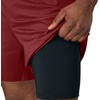 image:imageHanes Mens Moves Workout Shorts with Boxer Brief Liner amp Total Support Pouch MoistureWicking Shorts 7 InseamHerbal Olive Green