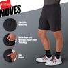 image:imageHanes Mens Moves Workout Shorts with Boxer Brief Liner amp Total Support Pouch MoistureWicking Shorts 7 InseamImperial Indigo