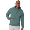image:imageHanes Mens Originals Fleece Hoodie Garment Dyed Hooded Sweatshirt Unisex Fleece PulloverCypress Green