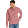 image:imageHanes Mens Originals Fleece Hoodie Garment Dyed Hooded Sweatshirt Unisex Fleece PulloverMauve