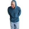 image:imageHanes Mens Originals Fleece Hoodie Garment Dyed Hooded Sweatshirt Unisex Fleece PulloverMetallic Teal