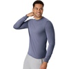 image:imageHanes Mens Originals Long Sleeve TShirt Lightweight TriBlend Jersey Tee for MenAthletic Navy Pe Heather