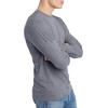 image:imageHanes Mens Originals Long Sleeve TShirt Lightweight TriBlend Jersey Tee for MenAthletic Navy Pe Heather